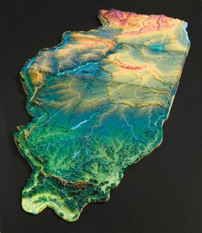 Illinois Geography Map