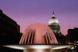 Madison at night